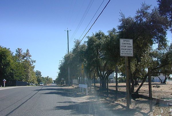 southbound sign