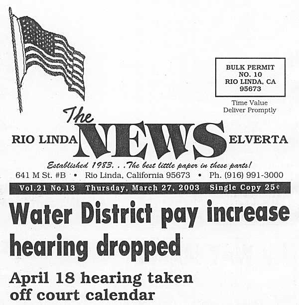 RLE News headlines 3/27/03